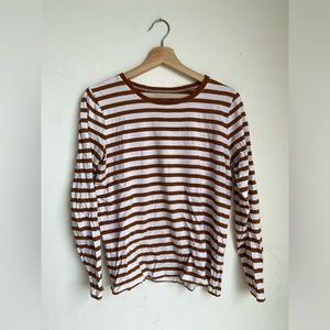 Madewell long sleeve striped top